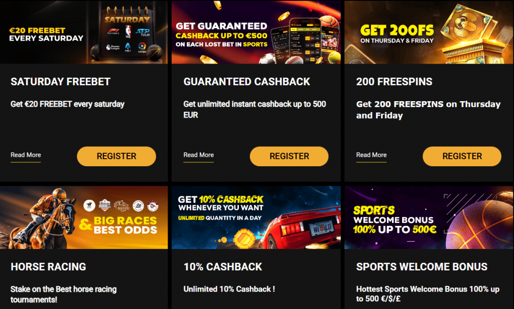 Ongoing Goldenbet promotions